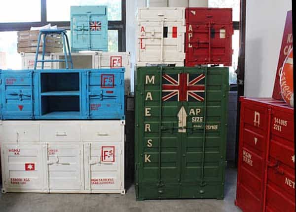 Containermöbel schwer im Trend