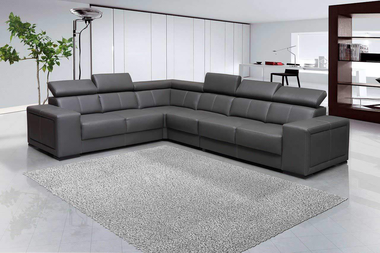 Wohnzimmer mit Ecksofa als Funktionssofa
