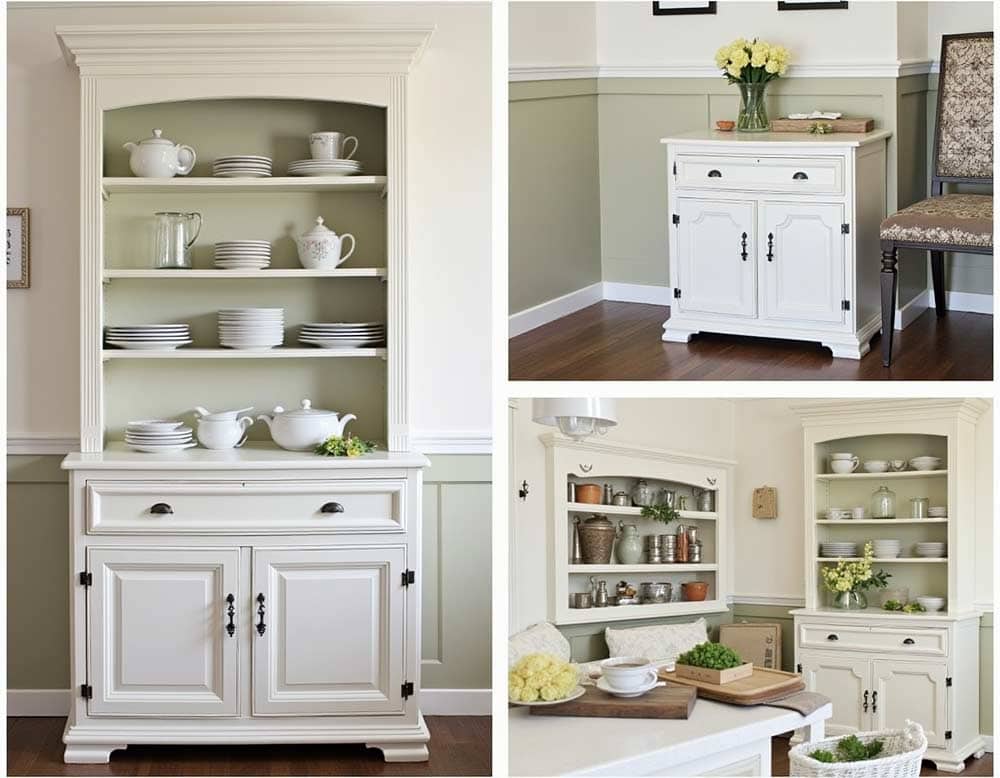 Buffetschrank in Weiß im Landhausstil Buffetschrank in Weiß im Landhausstil