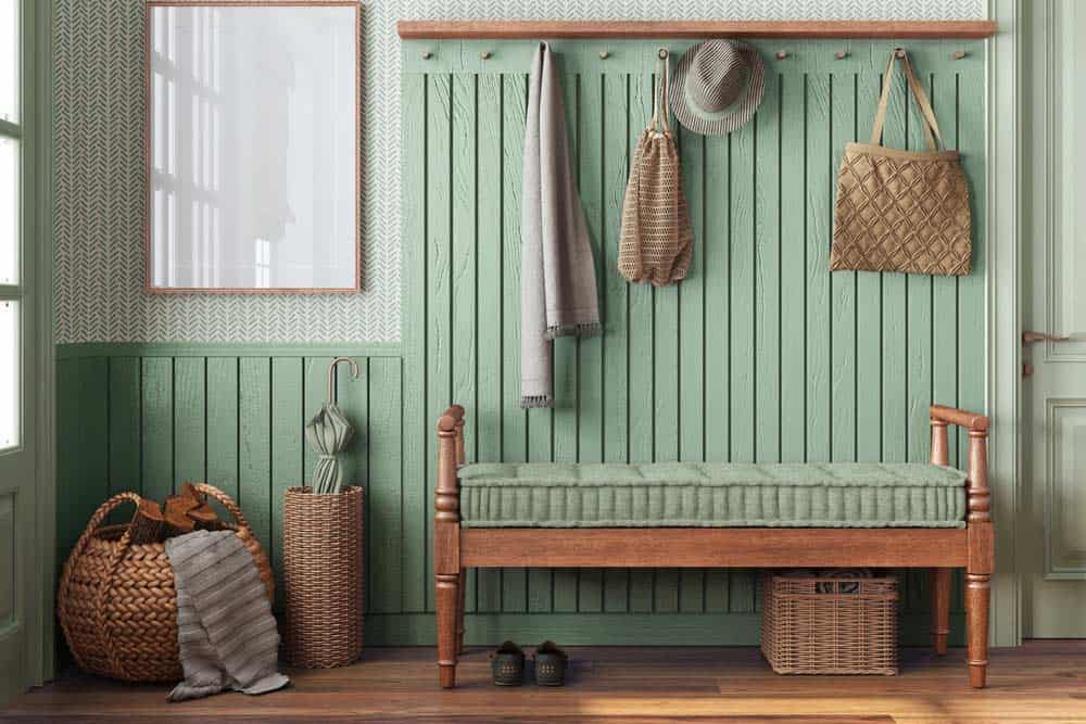 Garderobe im Vintage Stil Garderobe im Vintage Stil (depositphotos.com)